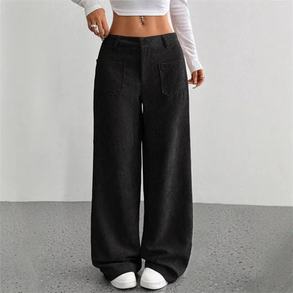 Arden Corduroy Wide-Leg Trousers