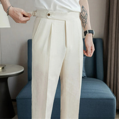 LinenEdge Smart Suit Trousers