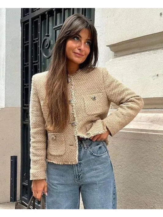 Daphne Vintage Cropped Jacket
