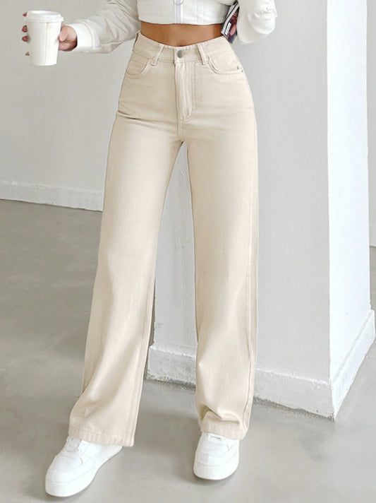 Siena High-Waist Straight Jeans