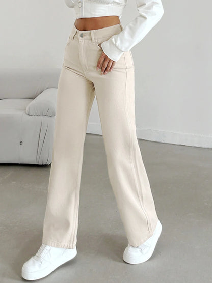 Siena High-Waist Straight Jeans