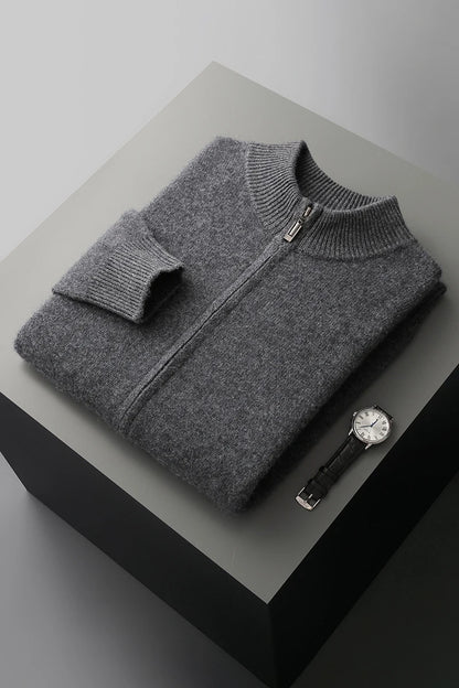 NordWool Zip Knit Cardigan
