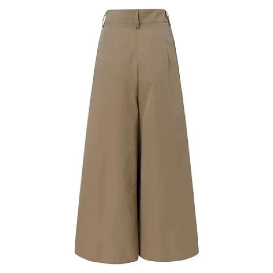 Isla Cotton Wide-Leg Trousers