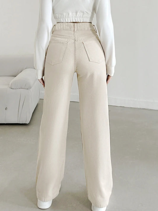 Siena High-Waist Straight Jeans