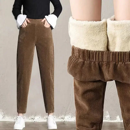 Amara Corduroy Straight Trousers