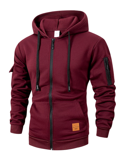 Ethan Hooded Casual Zip Jacket
