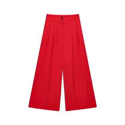 Amélie Satin Wide-Leg Jumpsuit