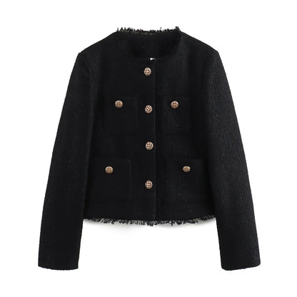 Daphne Vintage Cropped Jacket