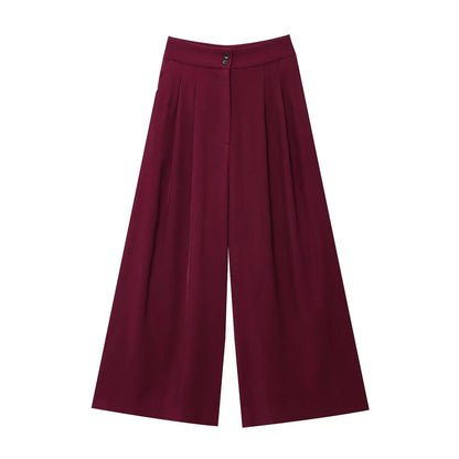 Amélie Satin Wide-Leg Jumpsuit