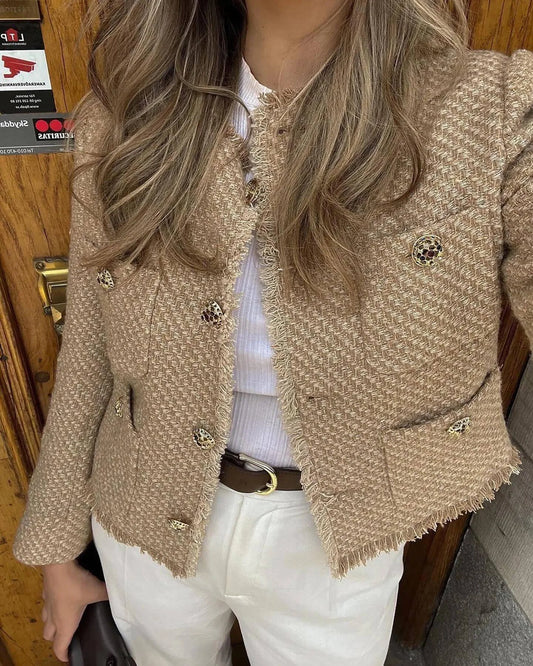 Daphne Vintage Cropped Jacket