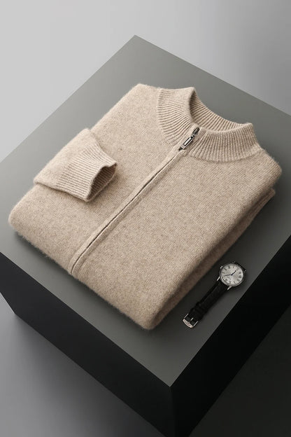 NordWool Zip Knit Cardigan